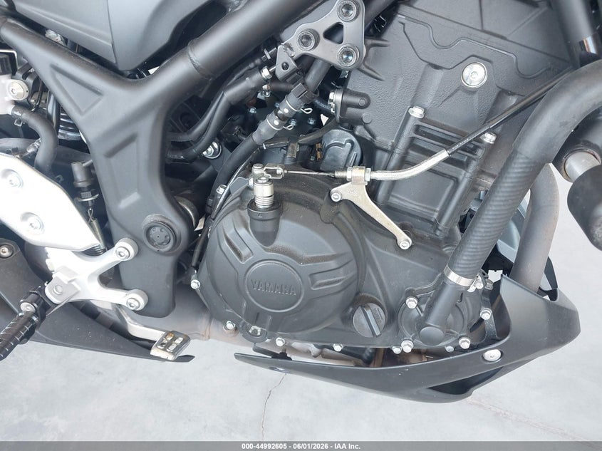 2023 Yamaha Mt-03 VIN MH3RH20Y7PK011806 IAAI salvage auction — SIDE, Salvage Title, sold $1,450 on 2026-07-08 (photo 8)