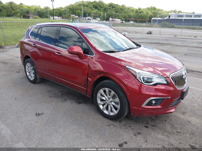 2018 Buick Envision VIN LRBFX1SA3JD051745 IAAI salvage auction — FRONT END, Salvage (Illinois), sold $1,375 on 2026-07-21 (photo 1)