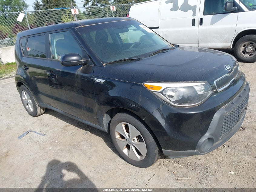 2016 Kia Soul VIN KNDJN2A28G7305779 IAAI salvage auction — REAR END, Clear-Dealer Only (Texas), sold $750 on 2026-07-15 (photo 1)