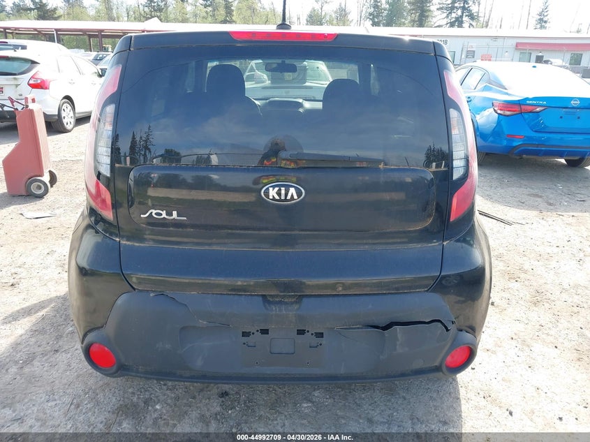 2016 Kia Soul VIN KNDJN2A28G7305779 IAAI salvage auction — REAR END, Clear-Dealer Only (Texas), sold $750 on 2026-07-15 (photo 6)