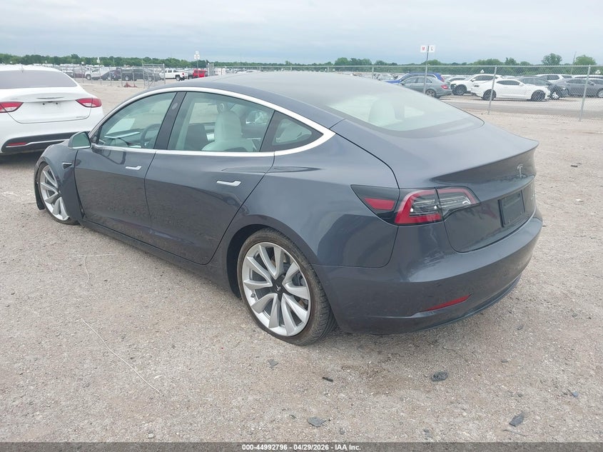 2019 Tesla Model 3 VIN 5YJ3E1EB7KF391604 IAAI salvage auction — LEFT FRONT, Original (Texas), sold $8,400 on 2026-07-09 (photo 3)