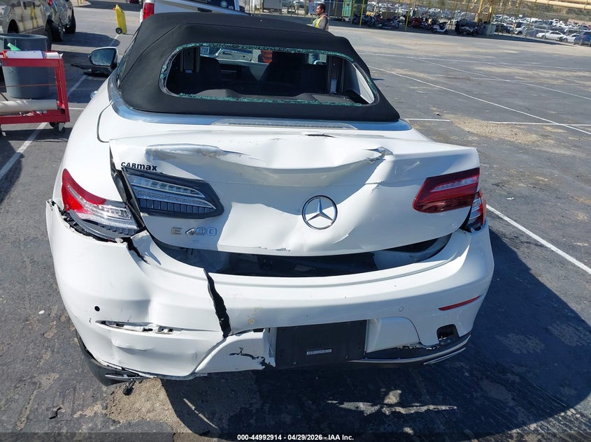 2018 Mercedes-benz E-klasse VIN WDD1K6FB2JF043818 IAAI salvage auction — REAR END, Salvage Title, sold $10,800 on 2026-07-08 (photo 6)
