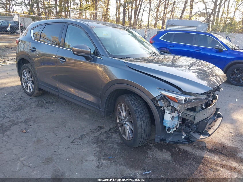 2021 Mazda Cx-5 VIN JM3KFBDM5M0470733 IAAI salvage auction — FRONT END, Mv-907A (New York), sold $5,700 on 2026-07-28 (photo 1)
