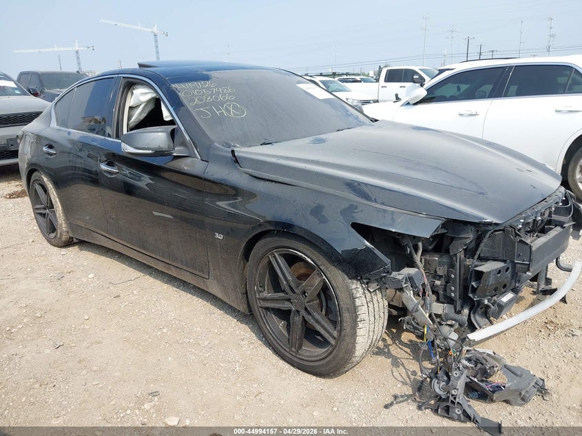 2020 Infiniti Q50 VIN JN1EV7AP0LM208066 IAAI salvage auction — FRONT END, Salvage (Texas), sold $2,325 on 2026-07-29 (photo 1)