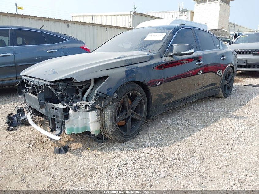 2020 Infiniti Q50 VIN JN1EV7AP0LM208066 IAAI salvage auction — FRONT END, Salvage (Texas), sold $2,325 on 2026-07-29 (photo 2)