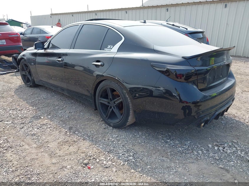 2020 Infiniti Q50 VIN JN1EV7AP0LM208066 IAAI salvage auction — FRONT END, Salvage (Texas), sold $2,325 on 2026-07-29 (photo 3)