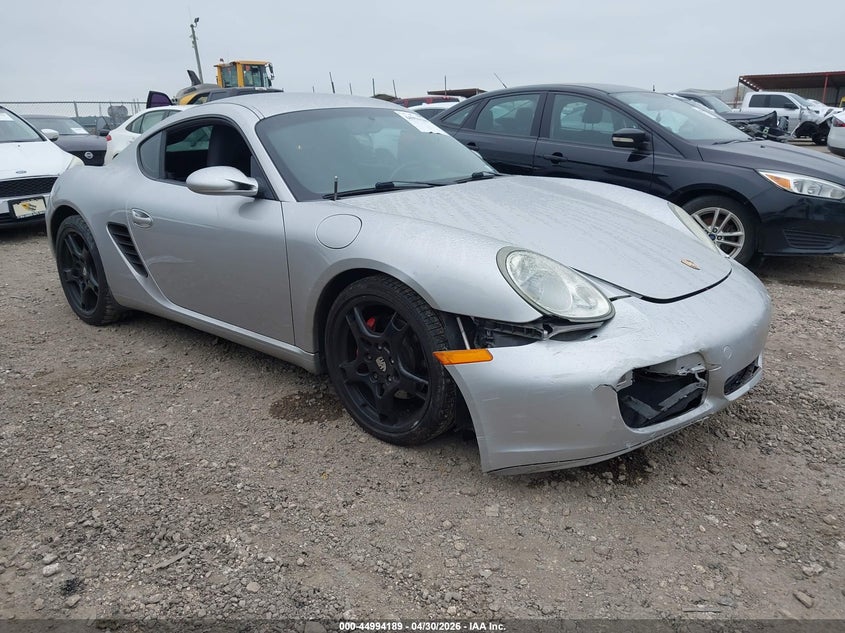 2006 Porsche Cayman VIN WP0AB29886U782732 IAAI salvage auction — FRONT END, Original (Texas), sold $7,750 on 2026-07-21 (photo 1)