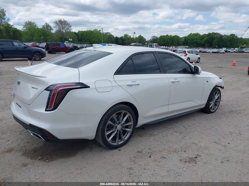 2023 Cadillac Ct4 VIN 1G6DG5RK0P0114074 IAAI salvage auction — FRONT END, Salvage (New Jersey), sold $8,100 on 2026-08-22 (photo 4)