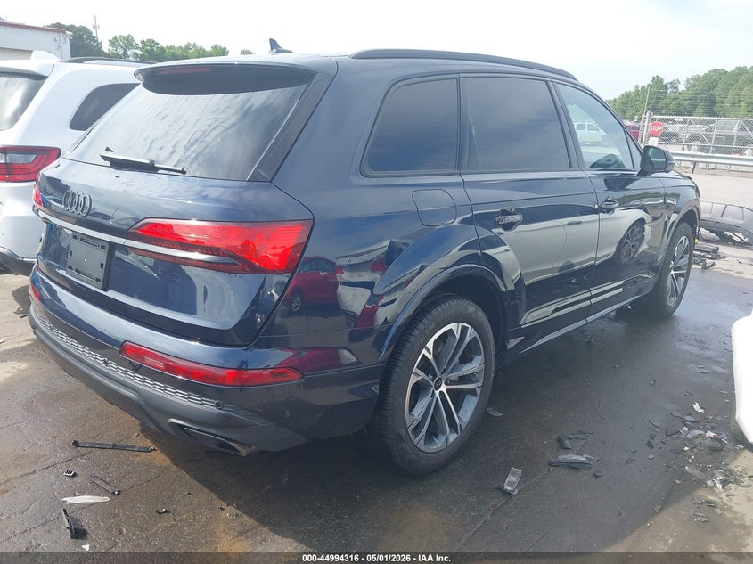 2025 Audi Q7 VIN WA1LCBF72SD014993 IAAI salvage auction — FRONT END, Salvage (North Carolina), sold $19,950 on 2026-07-06 (photo 4)