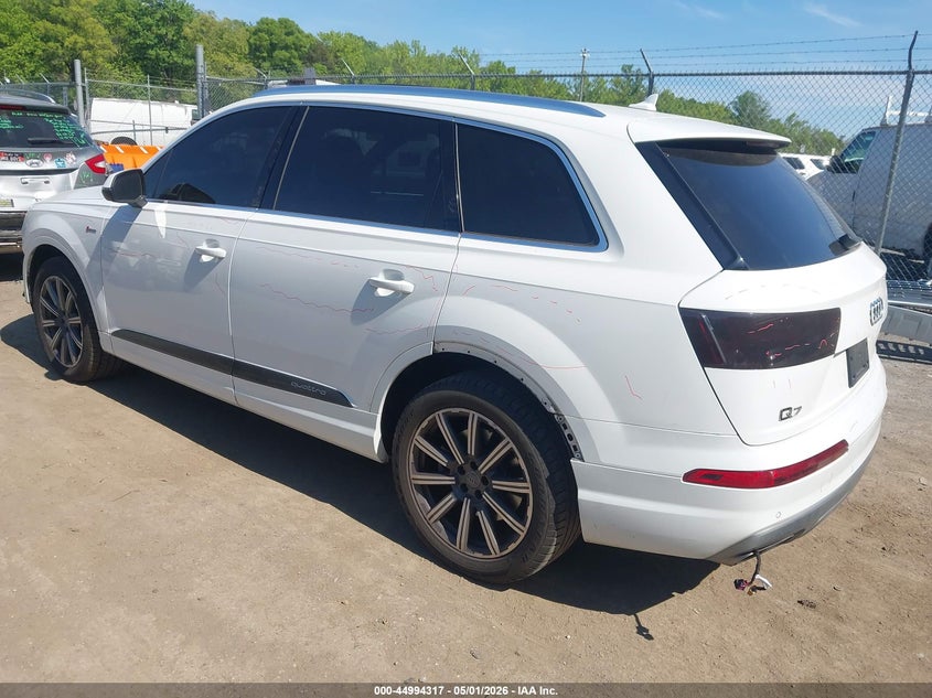 2017 Audi Q7 VIN WA1LAAF72HD010743 IAAI salvage auction — FRONT END, Salvage - 75% Or Less (Maryland), sold $4,950 on 2026-07-07 (photo 3)