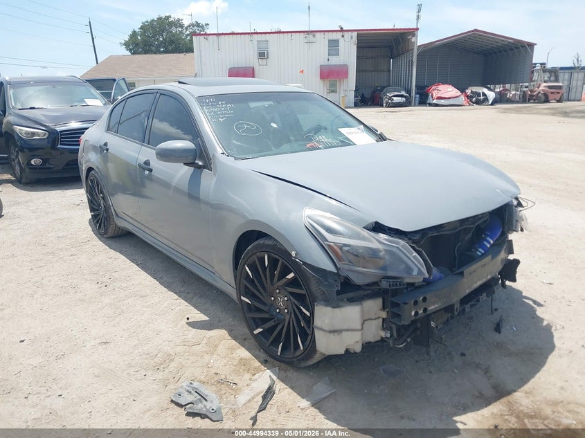 2011 Infiniti G VIN JN1CV6APXBM501604 IAAI salvage auction — FRONT END, Rebuildable (Florida), sold $550 on 2026-07-28 (photo 1)
