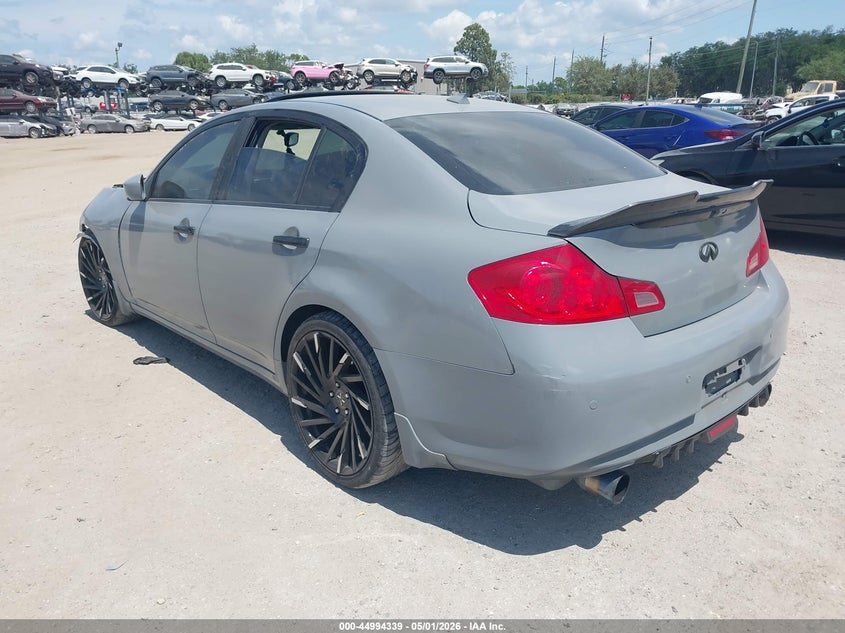 2011 Infiniti G VIN JN1CV6APXBM501604 IAAI salvage auction — FRONT END, Rebuildable (Florida), sold $550 on 2026-07-28 (photo 3)