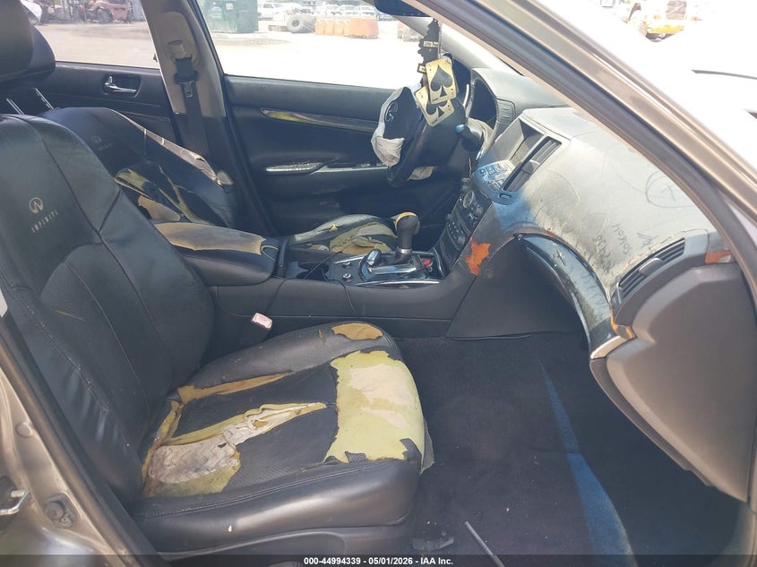 2011 Infiniti G VIN JN1CV6APXBM501604 IAAI salvage auction — FRONT END, Rebuildable (Florida), sold $550 on 2026-07-28 (photo 5)