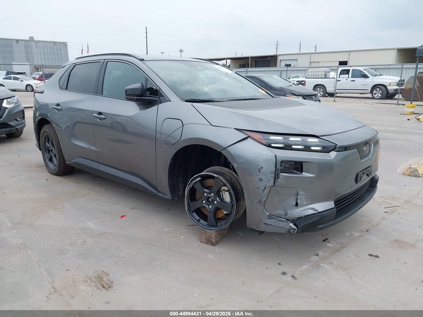 2026 Subaru Solterra VIN JTMBEAGC9TJ002179 IAAI salvage auction — LEFT & RIGHT, Original (Texas), sold $3,150 on 2026-07-30 (photo 1)