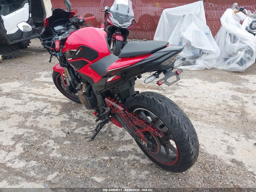 2023 Honda Cbr VIN MLHPC6252P5400492 IAAI salvage auction — ALL OVER, Salvage (Texas), sold $800 on 2026-07-28 (photo 3)