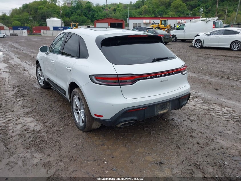 2022 Porsche Macan VIN WP1AA2A59NLB05034 IAAI salvage auction — FRONT END, Salvage (Pennsylvania), sold $13,400 on 2026-07-28 (photo 3)