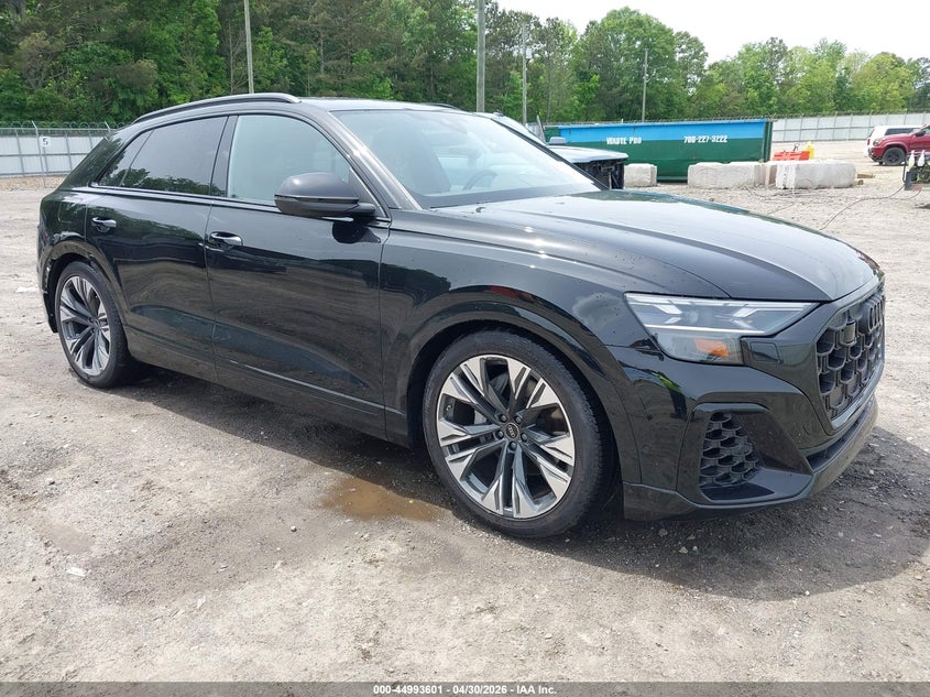 2024 Audi Q8 VIN WA1FVBF17RD012315 IAAI salvage auction — LEFT REAR, Salvage (Georgia), sold $50,500 on 2026-07-27 (photo 1)
