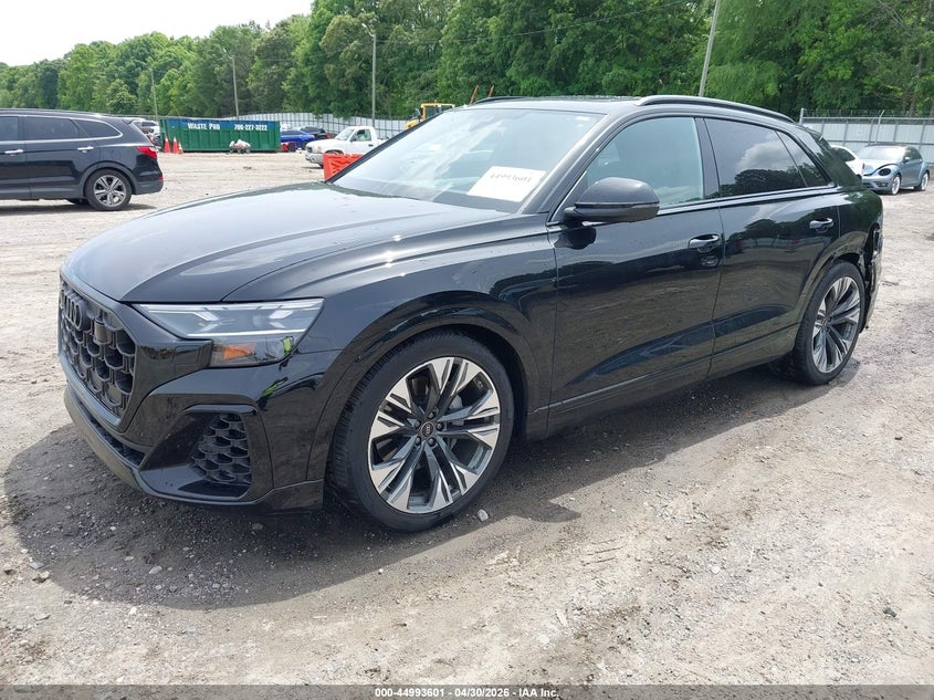 2024 Audi Q8 VIN WA1FVBF17RD012315 IAAI salvage auction — LEFT REAR, Salvage (Georgia), sold $50,500 on 2026-07-27 (photo 2)