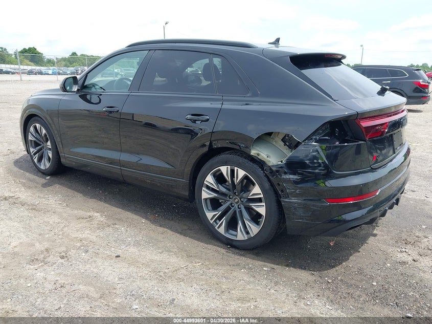 2024 Audi Q8 VIN WA1FVBF17RD012315 IAAI salvage auction — LEFT REAR, Salvage (Georgia), sold $50,500 on 2026-07-27 (photo 3)