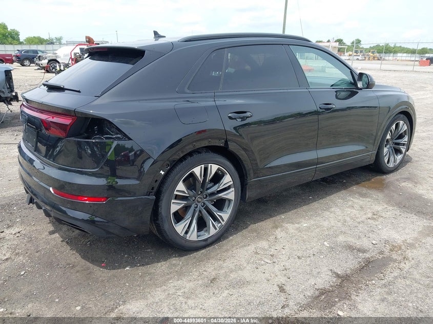 2024 Audi Q8 VIN WA1FVBF17RD012315 IAAI salvage auction — LEFT REAR, Salvage (Georgia), sold $50,500 on 2026-07-27 (photo 4)
