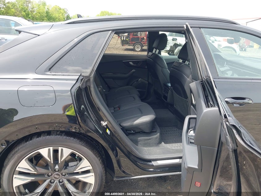 2024 Audi Q8 VIN WA1FVBF17RD012315 IAAI salvage auction — LEFT REAR, Salvage (Georgia), sold $50,500 on 2026-07-27 (photo 8)