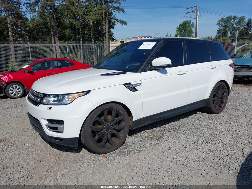 2017 Land rover Range rover sport VIN SALWR2FV3HA133249 IAAI salvage auction — FRONT END, Bill Of Sale (Washington), sold $4,925 on 2026-07-22 (photo 2)