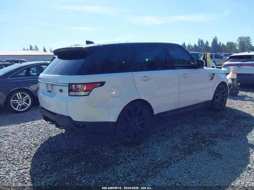 2017 Land rover Range rover sport VIN SALWR2FV3HA133249 IAAI salvage auction — FRONT END, Bill Of Sale (Washington), sold $4,925 on 2026-07-22 (photo 4)