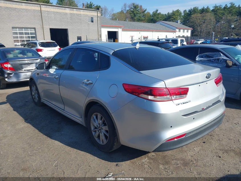 2018 Kia Optima VIN 5XXGT4L34JG198312 IAAI salvage auction — RIGHT FRONT, Salvage (Massachusetts), sold $825 on 2026-07-17 (photo 3)