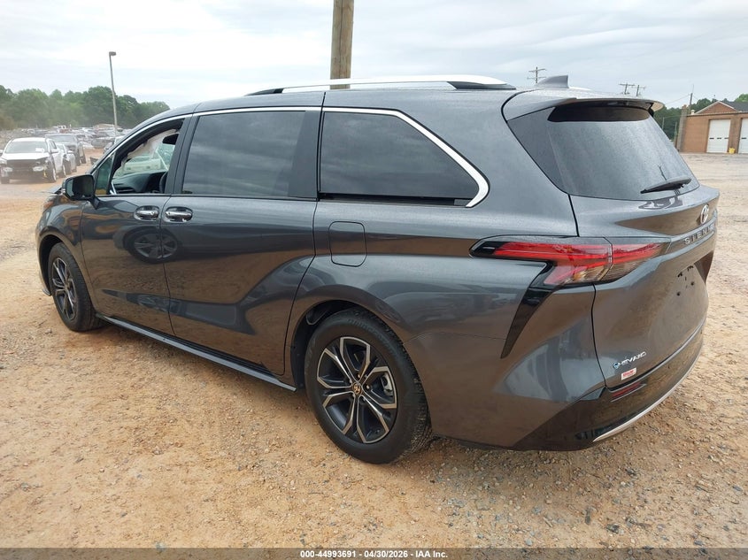 2025 Toyota Sienna VIN 5TDESKFC2SS175623 IAAI salvage auction — FRONT END, Salvage (North Carolina), sold $24,400 on 2026-08-02 (photo 3)