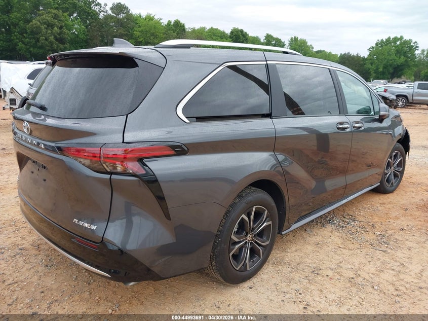 2025 Toyota Sienna VIN 5TDESKFC2SS175623 IAAI salvage auction — FRONT END, Salvage (North Carolina), sold $24,400 on 2026-08-02 (photo 4)