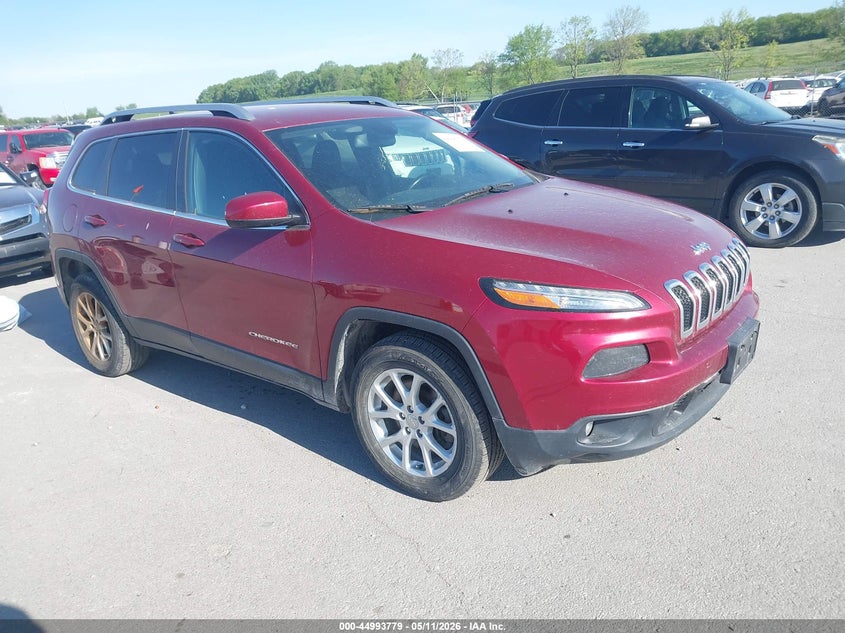 2015 Jeep Cherokee VIN 1C4PJMCS4FW649614 IAAI salvage auction — HAIL, Salvage (Iowa), sold $1,200 on 2026-08-24 (photo 1)
