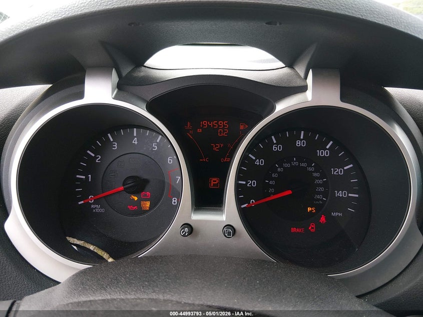 2011 Nissan Juke VIN JN8AF5MR5BT018198 IAAI salvage auction — FRONT END, Salvage (Tennessee), sold $225 on 2026-07-06 (photo 7)