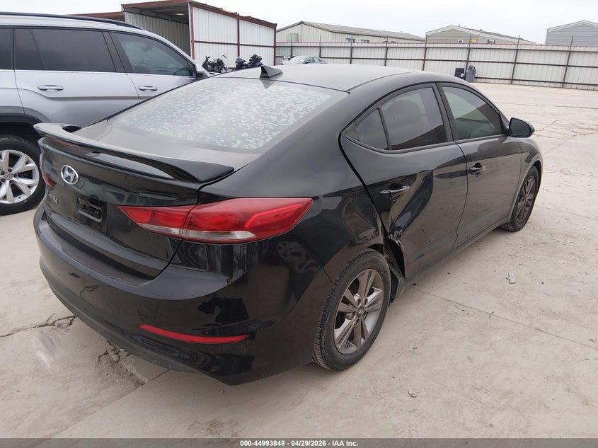 2017 Hyundai Elantra VIN KMHD84LF5HU060258 IAAI salvage auction — LEFT SIDE, Original (Texas), sold $4,800 on 2026-07-07 (photo 4)