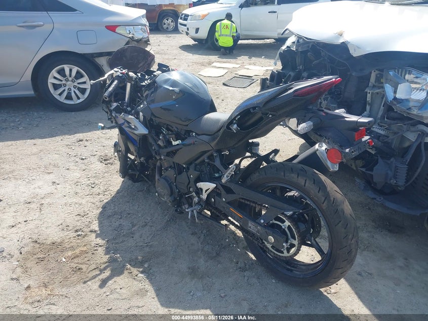 2025 Kawasaki Ninja VIN ML5EXGJ12SDA60145 IAAI salvage auction — FRONT END, Salvage (Georgia), sold $425 on 2026-07-14 (photo 3)