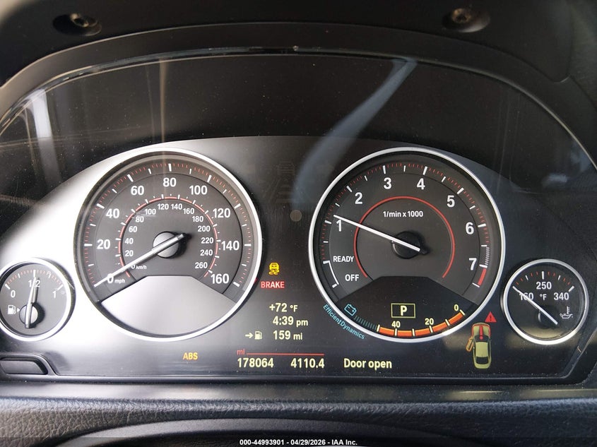 2014 BMW 4er VIN WBA3R1C58EK190025 IAAI salvage auction — LEFT REAR, Salvage (California), sold $2,800 on 2026-08-06 (photo 7)