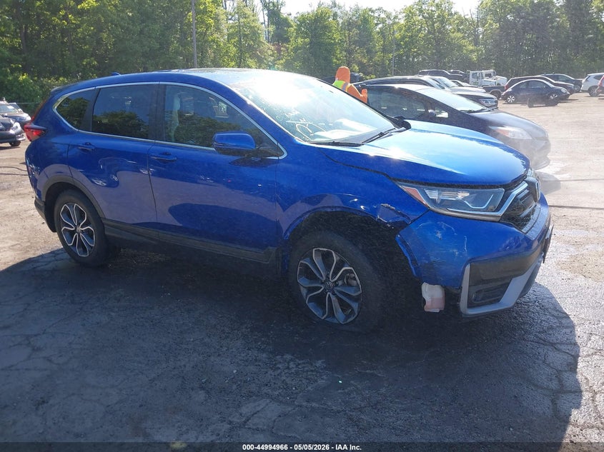 2021 Honda Cr-v VIN 7FARW2H53ME017002 IAAI salvage auction — SIDE, Salvage - Greater Than 75% (Maryland), sold $9,600 on 2026-07-08 (photo 1)