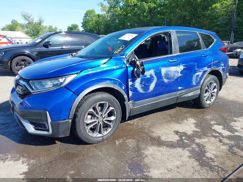 2021 Honda Cr-v VIN 7FARW2H53ME017002 IAAI salvage auction — SIDE, Salvage - Greater Than 75% (Maryland), sold $9,600 on 2026-07-08 (photo 2)