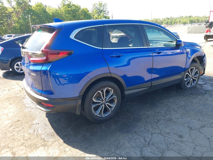2021 Honda Cr-v VIN 7FARW2H53ME017002 IAAI salvage auction — SIDE, Salvage - Greater Than 75% (Maryland), sold $9,600 on 2026-07-08 (photo 4)