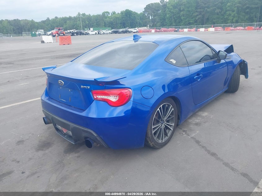 2015 Subaru Brz VIN JF1ZCAB14F9601920 IAAI salvage auction — FRONT & REAR, Wait Title, sold $25 on 2026-07-29 (photo 4)
