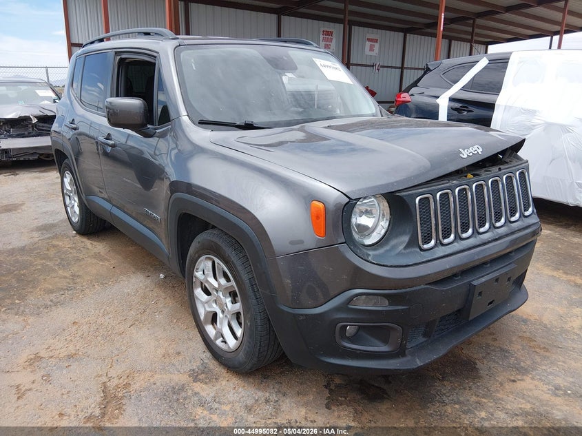 2017 Jeep Renegade VIN ZACCJABB5HPE58590 IAAI salvage auction — LEFT FRONT, Salvage (Texas), sold $2,125 on 2026-07-15 (photo 1)