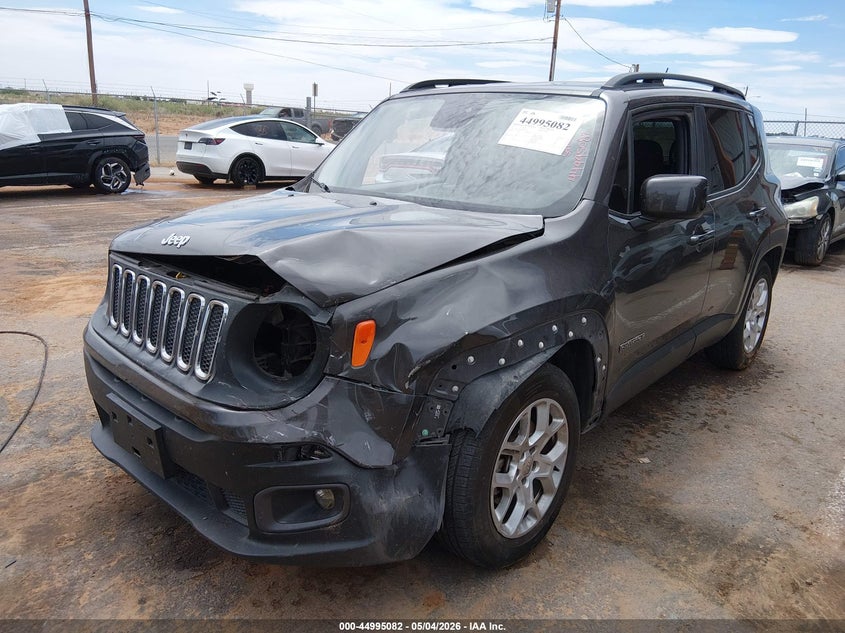 2017 Jeep Renegade VIN ZACCJABB5HPE58590 IAAI salvage auction — LEFT FRONT, Salvage (Texas), sold $2,125 on 2026-07-15 (photo 2)