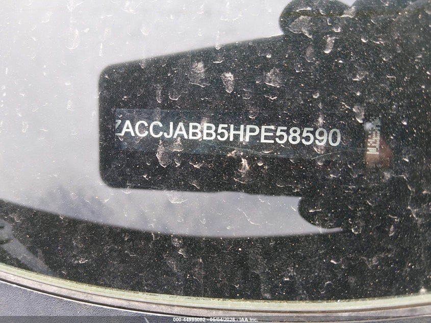 2017 Jeep Renegade VIN ZACCJABB5HPE58590 IAAI salvage auction — LEFT FRONT, Salvage (Texas), sold $2,125 on 2026-07-15 (photo 9)