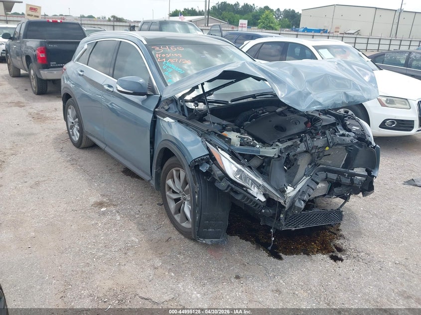 2022 Infiniti Qx50 VIN 3PCAJ5BA9NF122269 IAAI salvage auction — FRONT END, Original (Texas), sold $3,175 on 2026-07-08 (photo 1)