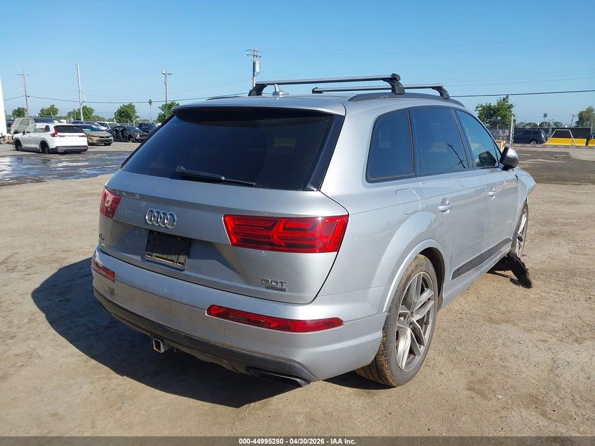 2018 Audi Q7 VIN WA1VABF73JD010304 IAAI salvage auction — RIGHT FRONT, Salvage (California), sold $6,900 on 2026-07-30 (photo 4)
