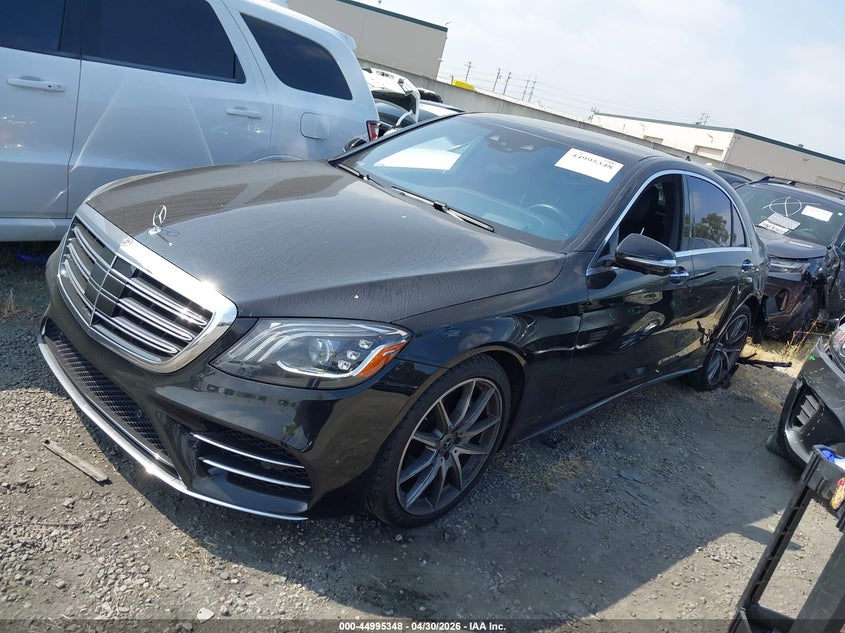 2020 Mercedes-benz S-klasse VIN W1KUG8DB9LA552527 IAAI salvage auction — REAR END, Salvage Title, sold $25,400 on 2026-07-15 (photo 2)