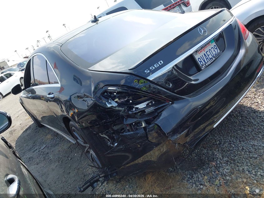 2020 Mercedes-benz S-klasse VIN W1KUG8DB9LA552527 IAAI salvage auction — REAR END, Salvage Title, sold $25,400 on 2026-07-15 (photo 3)