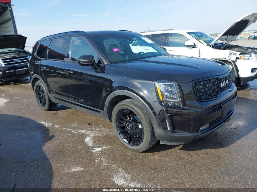 2022 Kia Telluride VIN 5XYP5DHC8NG270875 IAAI salvage auction — HAIL, Salvage (Iowa), sold $14,000 on 2026-07-09 (photo 1)