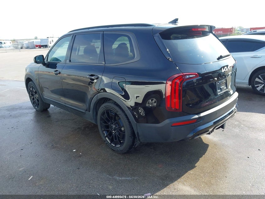 2022 Kia Telluride VIN 5XYP5DHC8NG270875 IAAI salvage auction — HAIL, Salvage (Iowa), sold $14,000 on 2026-07-09 (photo 3)