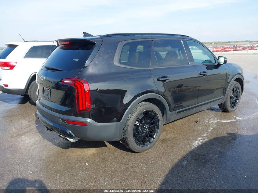 2022 Kia Telluride VIN 5XYP5DHC8NG270875 IAAI salvage auction — HAIL, Salvage (Iowa), sold $14,000 on 2026-07-09 (photo 4)