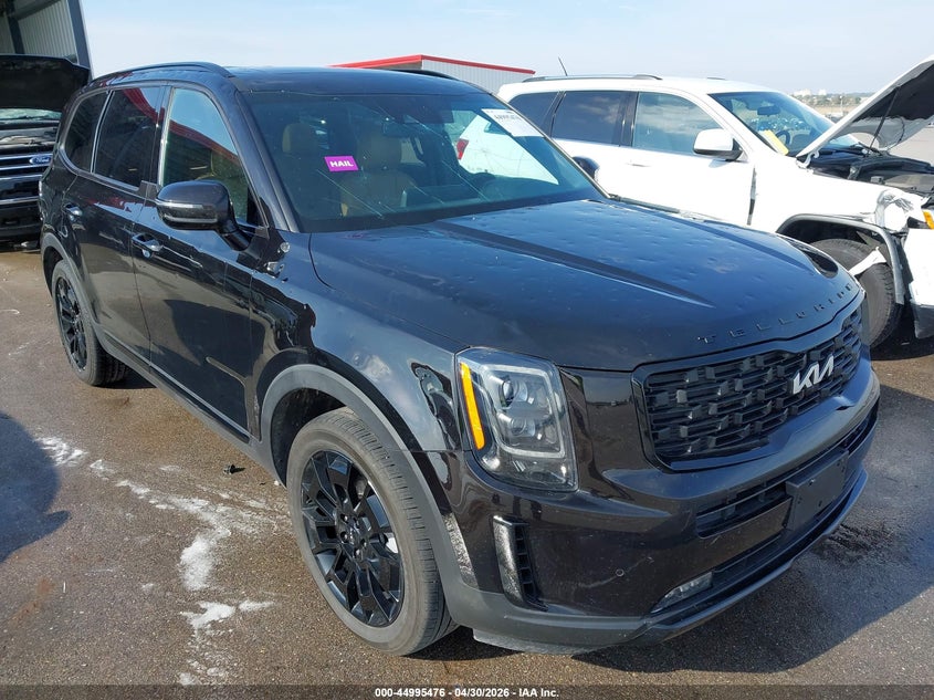 2022 Kia Telluride VIN 5XYP5DHC8NG270875 IAAI salvage auction — HAIL, Salvage (Iowa), sold $14,000 on 2026-07-09 (photo 6)